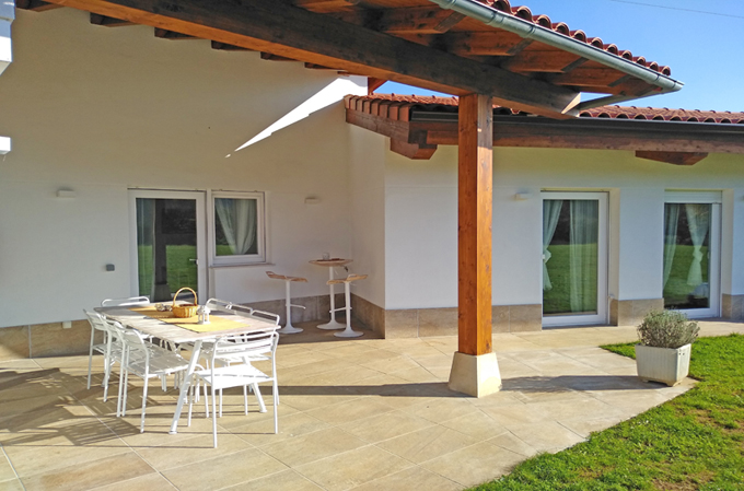Casa Rural en Vizcaya con terraza para comer fuera